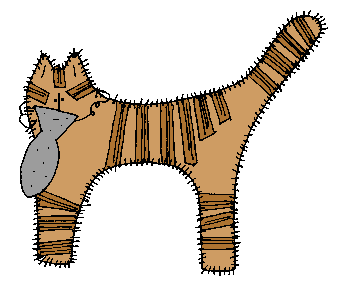 Cat with fish